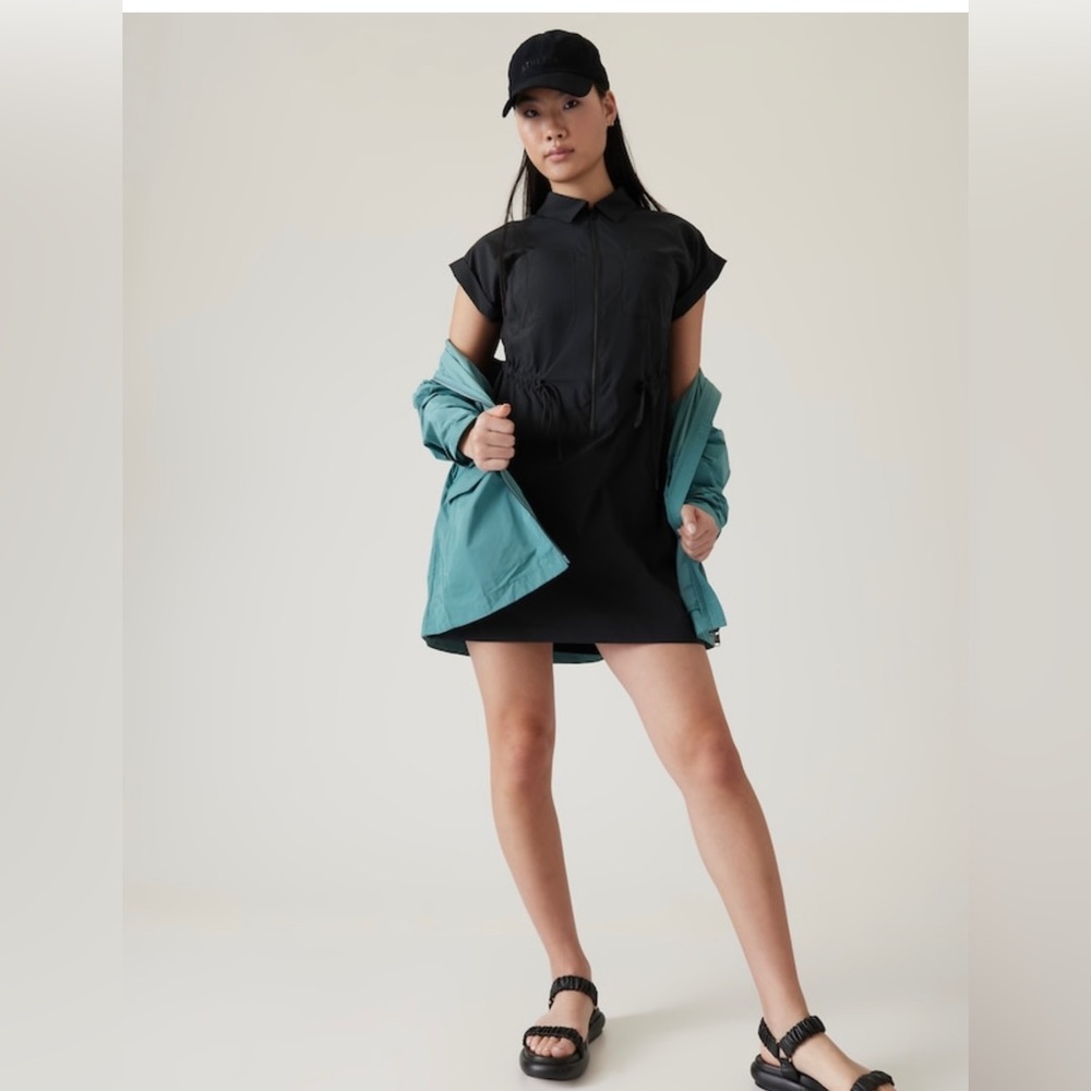Athleta Black Topspin Dress